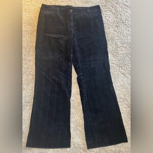 H&M Black Corduroy Trousers